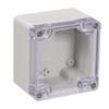 uxcell 83x81x56mm/3.27x3.19x2.2inch Wateproof Electronic ABS Plastic DIY Junction Project Box Enclosure Case Outdoor/Indoor with Clear Cover view 1