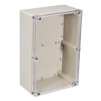 uxcell 240x160x90mm/9.45x6.3x3.54inch Wateproof Electronic ABS Plastic DIY Junction Project Box Enclosure Case Outdoor/Indoor with Clear Cover