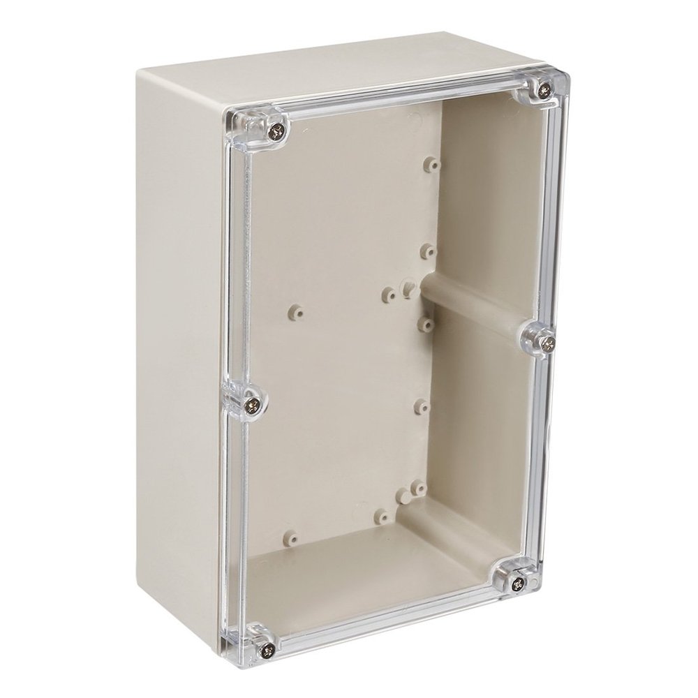 uxcell 240x160x90mm/9.45x6.3x3.54inch Wateproof Electronic ABS Plastic DIY Junction Project Box Enclosure Case Outdoor/Indoor with Clear Cover