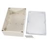 uxcell 240x160x90mm/9.45x6.3x3.54inch Wateproof Electronic ABS Plastic DIY Junction Project Box Enclosure Case Outdoor/Indoor with Clear Cover view 3