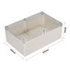 uxcell 240x160x90mm/9.45x6.3x3.54inch Wateproof Electronic ABS Plastic DIY Junction Project Box Enclosure Case Outdoor/Indoor with Clear Cover view 4