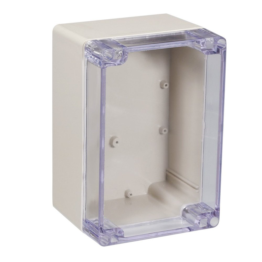 uxcell 160x110x90mm/6.3x4.33x3.54inch Wateproof Electronic ABS Plastic DIY Junction Project Box Enclosure Case Outdoor/Indoor with Clear Cover