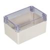 uxcell 160x110x90mm/6.3x4.33x3.54inch Wateproof Electronic ABS Plastic DIY Junction Project Box Enclosure Case Outdoor/Indoor with Clear Cover view 2