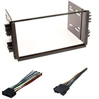 ASC Premium Car Stereo Radio Install Dash Kit and Wire Harness for Installing an Aftermarket Double Din Radio for Select Kia Vehicles - Please Read Compatible Vehicles and restrictions Below