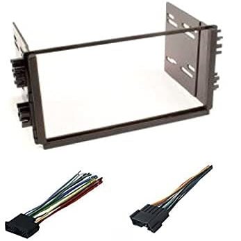 ASC Premium Car Stereo Radio Install Dash Kit and Wire Harness for Installing an Aftermarket Double Din Radio for Select Kia Vehicles - Please Read Compatible Vehicles and restrictions Below