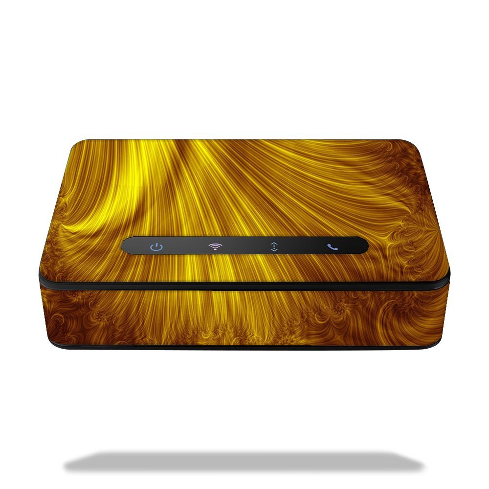MightySkins Skin Compatible with Amazon Echo Connect - Golden Locks | Protective, Durable, and Unique Vinyl Decal wrap Cover | Easy to Apply, Remove, and Change Styles | Made in The USA