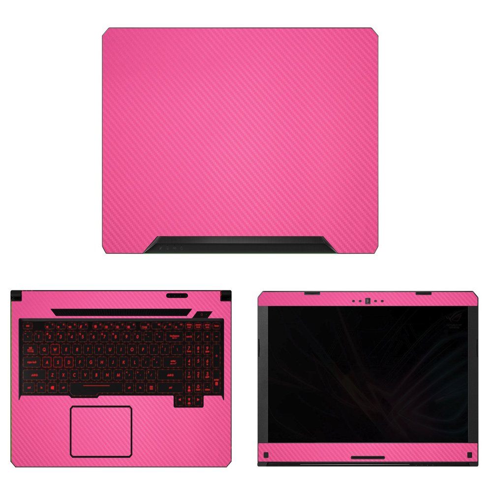 Decalrus - Protective Decal for Asus TUF Gaming Laptop FX504 (15.6" Screen) Laptop Rose Carbon Fiber Skin case Cover wrap CFasusTUF15_Fx504Rose