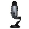 Blue Yeti USB Mic for Recording & Streaming on PC and Mac, 3 Condenser Capsules, 4 Pickup Patterns, Headphone Output and Volume Control, Mic Gain Control, Adjustable Stand, Plug & Play - Lunar Gray view 2