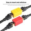 PASOW RJ45 Coupler in-Line Coupler Cat7 Cat6 Cat5e Ethernet Cable Extender Adapter Female to Female (5 Pack) view 2