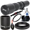 500mm F/8.0 Telephoto Lens with 7PC Accessory Bundle for Canon EOS 80D,77D,70D,60D,60Da,50D,7D,7D II,6D,6D II,5D Mark II,III,IV,5DS,1DS,T7i,T7s,T7,T6s,T6i,T6,T5i,T5,T4i,SL2 & SL1 Digital SLR Cameras view 1