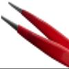 6" Straight Fine-Tipped Insulated Tweezers Jewelry Making Electronic Computer Repair Tool view 2
