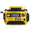 Kaito Voyager Pro KA600 Digital Solar Dynamo Crank Wind Up AM/FM/LW/SW & NOAA Weather Emergency Radio with Alert, RDS & Smart Phone Charger, Yellow view 2
