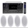 Technical Pro H12X500UBT 6000w 6-Zone 12-Speaker Bluetooth Home Theater Receiver Receiver Bundle with Pair Rockville HC85 8" Inch 700 Watt in-Ceiling Home Theater Speakers 8 Ohm view 1