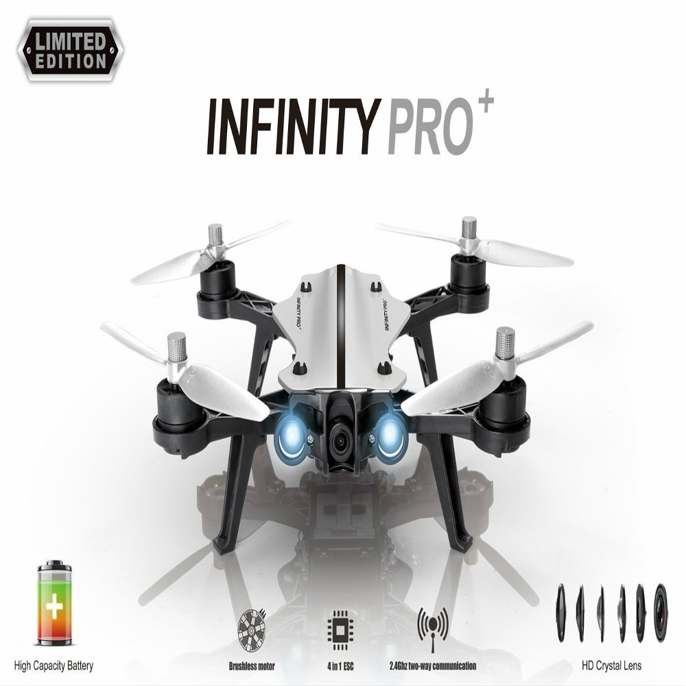 INFINITY PRO+ DRONE BUNDLE AND FPV RC MONITOR + GOGGLES REMOTE CONTROL HD CAMERA LIMITED EDITION