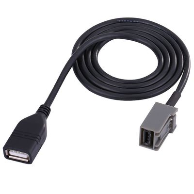Acouto 60cm Car USB 2.0 AUX in Adapter Cable Audio Extension Wire for for 2009 Onward