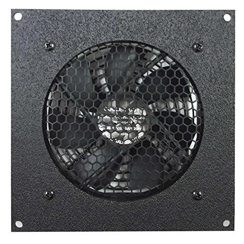 Coolerguys Programmable Thermal Controlled Cooling Kits for Cabinets, AV, and Components (Plastic, Single 120mm)