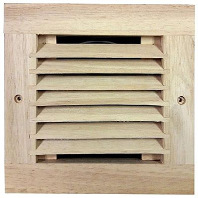Coolerguys Programmable Thermal Controlled Cooling Kits for Cabinets, AV, and Components (Oak, Single 120mm)