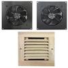 Coolerguys Programmable Thermal Controlled Cooling Kits for Cabinets, AV, and Components (Oak, Single 120mm) view 2
