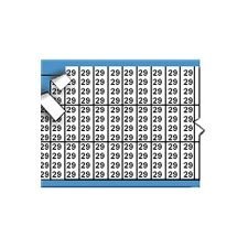 Brady TMM-29-PK, 111427 0.5" Vinyl Pre-Printed Wire Marker w/Legend: 29, 4 Packs of 25 pcs