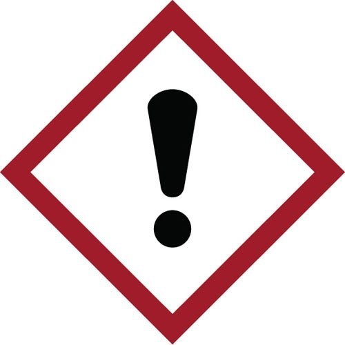 Brady 121209, 2" x 2" Polyester GHS Acute Toxic Picto Label, Black/Red on White, 2 Rolls of 250 pcs