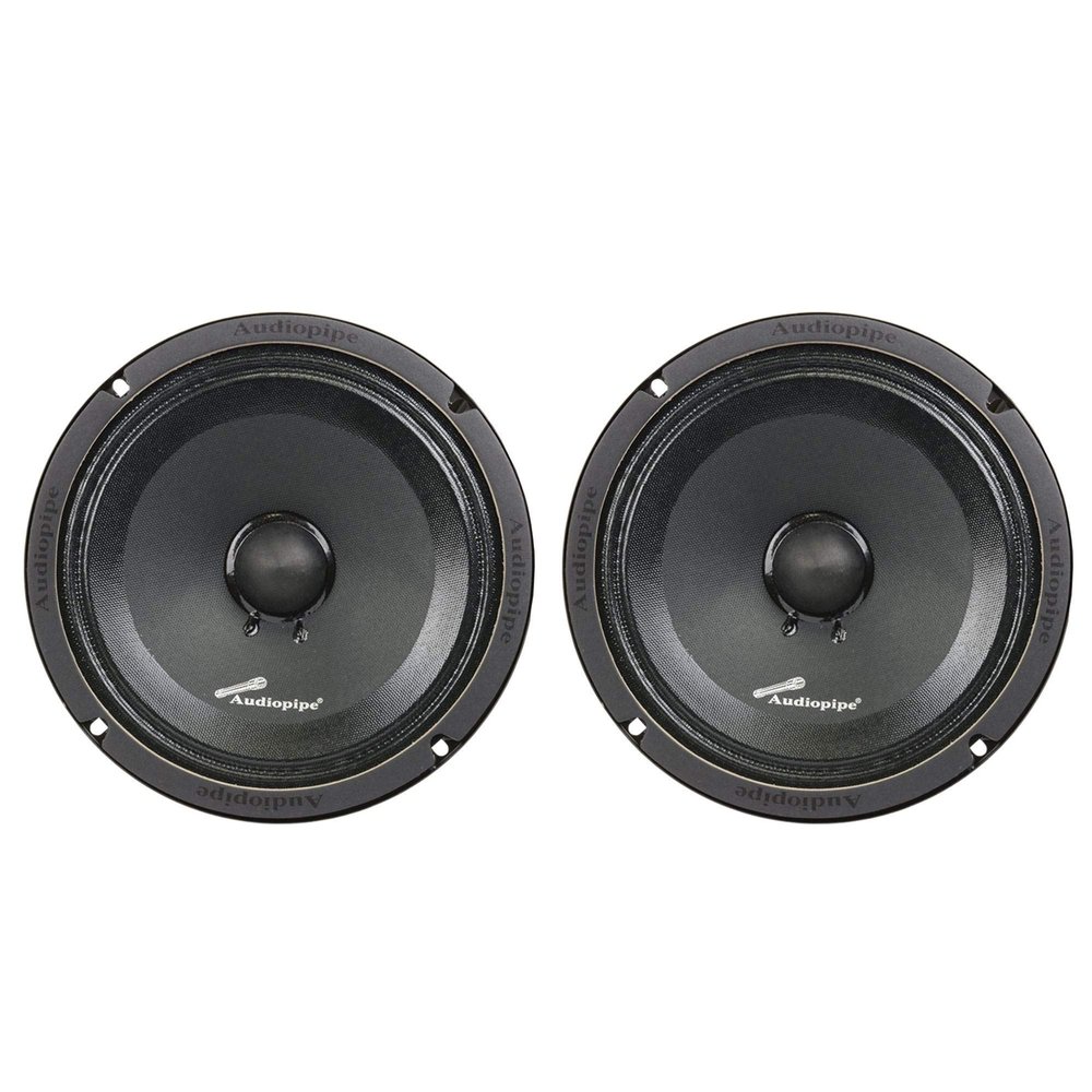 2 Audiopipe APMB-8SB-C 8 Inch 250W Low Mid Frequency Midwoofer Car Loudspeakers