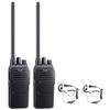 Icom IC-F2000 4 Watt 16 Channel UHF Radio 2 Pack with Comfort Loop Earpieces view 1