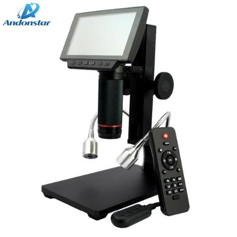 AndonstarNew HDMI/AV microscope long object distance digital USB microscope for mobile phone repair soldering tool bga smt watch