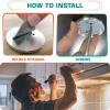 Under Cabinet LED Pucks 120V Hardwired, Touch Dimmer, 10 Lights, Warm white view 3