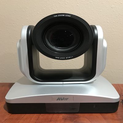 Aver PTZ CAM520 Camera with USB, Optical Zoom: 12X, 61V8U00000AM (Optical Zoom: 12X, 1080p@60fps max Silver w/1080p & USB)