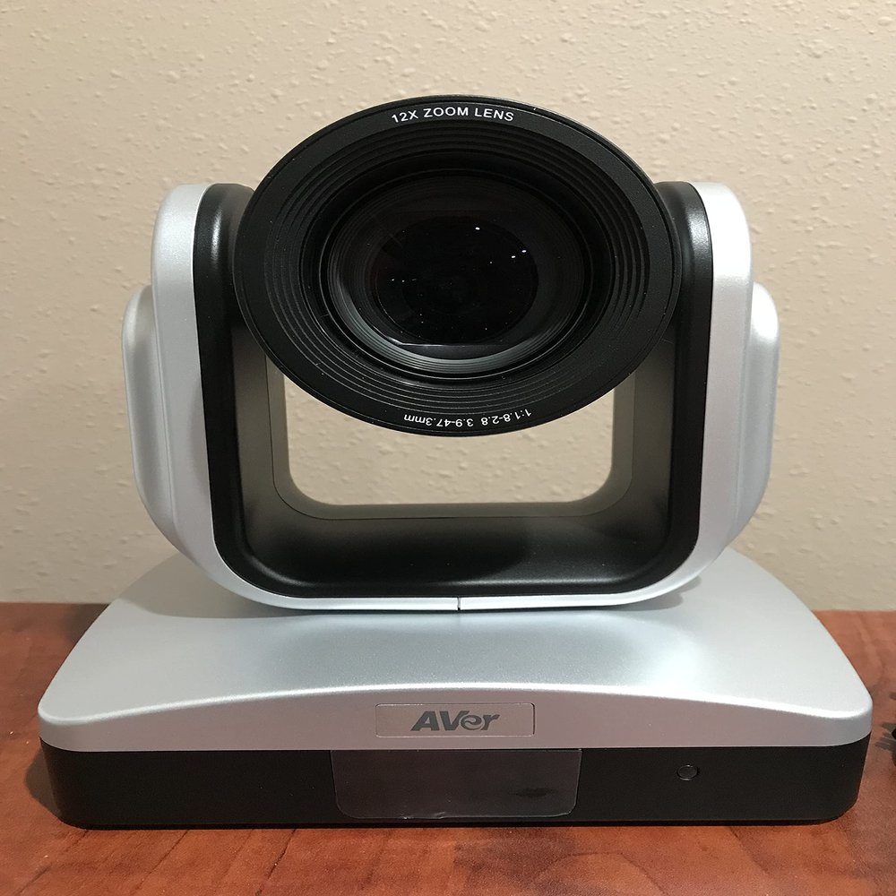 Aver PTZ CAM520 Camera with USB, Optical Zoom: 12X, 61V8U00000AM (Optical Zoom: 12X, 1080p@60fps max Silver w/1080p & USB)