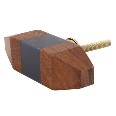IndianShelf Wood Multicolor Gilli Modern Cabinet Knobs Drawer Pulls Dresser Handles Stylish Hardware