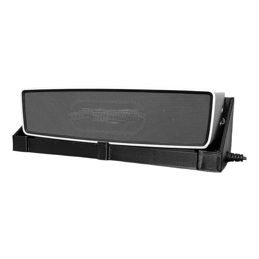 3D Cabin Wall Bracket Compatible with Bose Mini Sound Link : Black