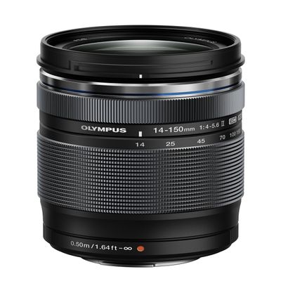 Olympus 14-150mm f/4.0-5.6 II Lens for Micro Four Thirds Cameras (Black) (Renewed)