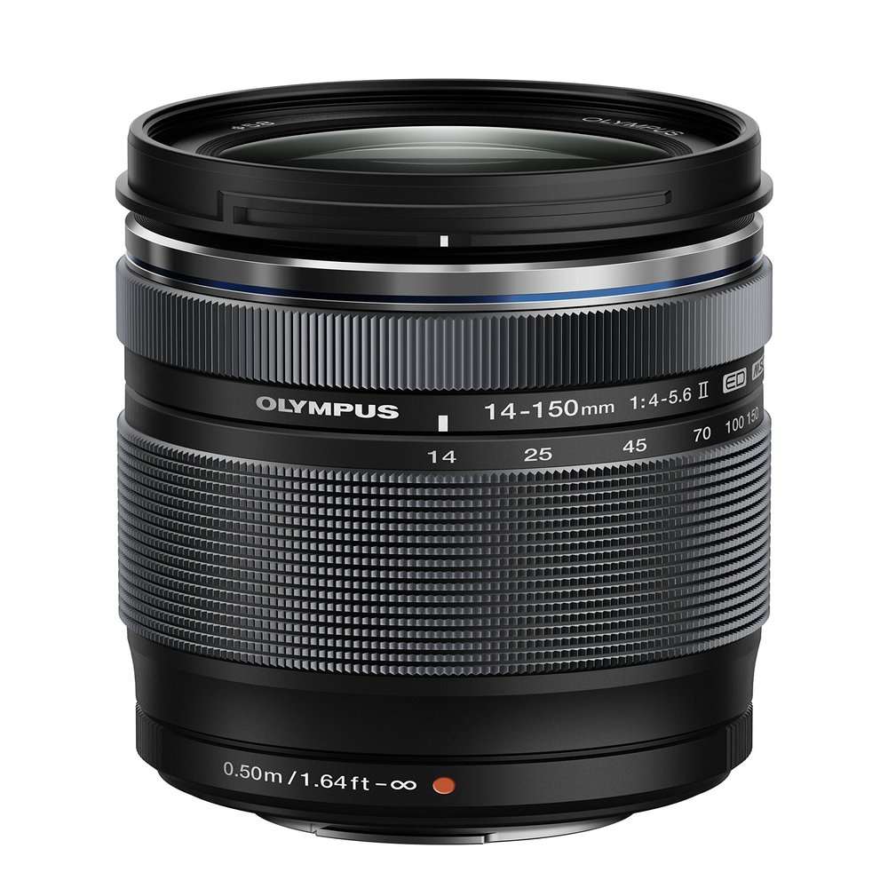 Olympus 14-150mm f/4.0-5.6 II Lens for Micro Four Thirds Cameras (Black) (Renewed)