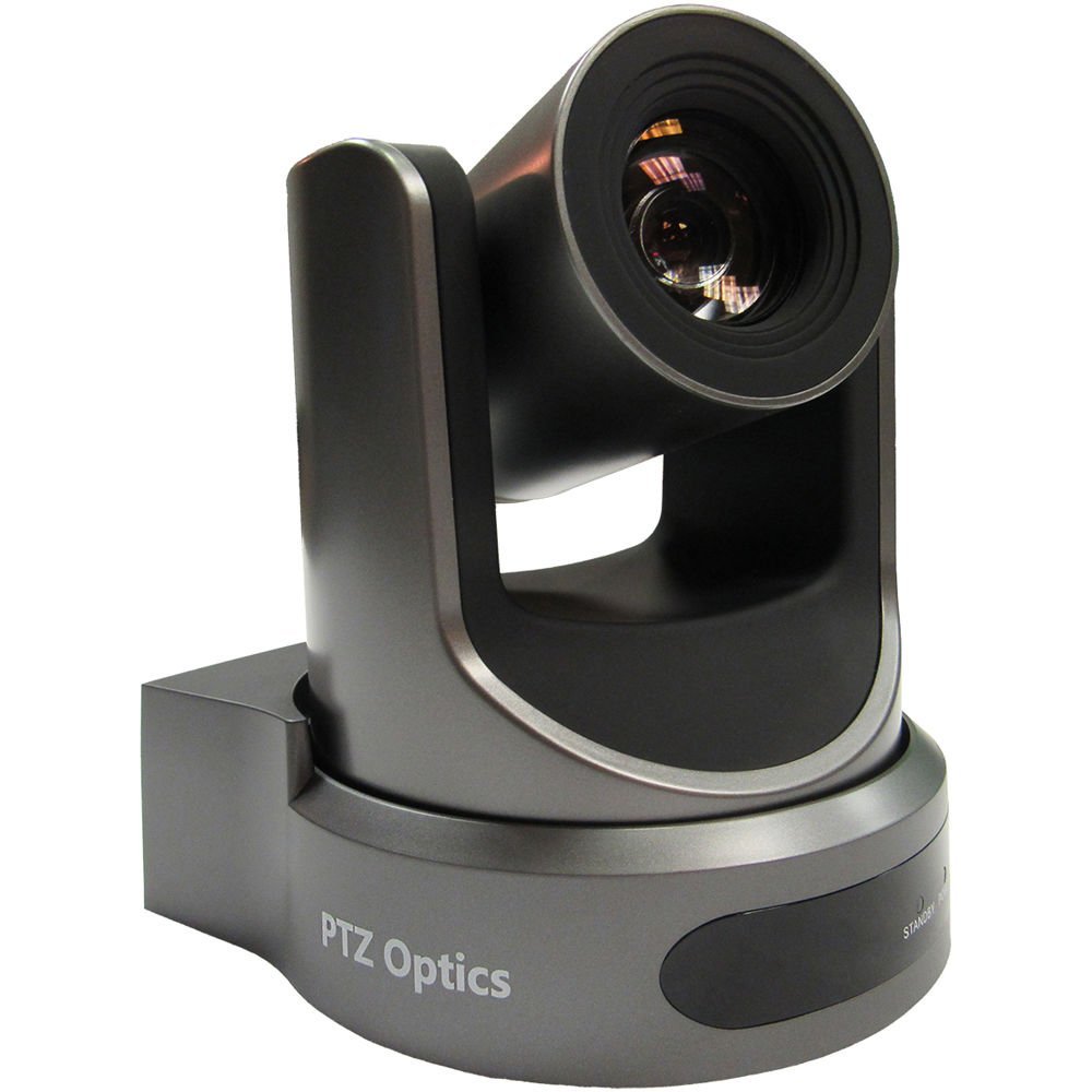 PTZOptics Live Streaming Cameras - PTZ Cameras with SDI, HDMI and IP Control + PoE (30X-SDI, Gray)