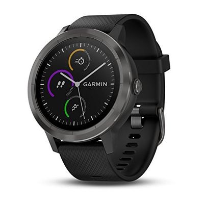 GARMIN VIVOACTIVE 3 S EU BLACK/BLACK SILICONE SLATE