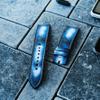 Blue Jeans Leather Apple Watch Band Series 5, 38mm 40mm 42mm 44mm,Series 4 Series 3 Series 2 Series 1,Hand-Stitched Handmade Apple Watch Leather view 4