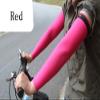 Arm Sleeves For Women Men (2 pair) Cycling Armwarmers Summer UV Sun Protection Red + Pink XL view 4