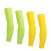 Arm Sleeves For Women Men (2 pair) Cycling Armwarmers Summer UV Sun Protection Yellow + Green M view 1