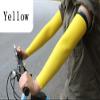 Arm Sleeves For Women Men (2 pair) Cycling Armwarmers Summer UV Sun Protection Yellow + Green M view 4
