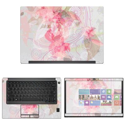 Decalrus - Protective Decal Floral Skin Sticker for Dell Latitude 7490 (14" Screen) case Cover wrap DElatitude7490-171