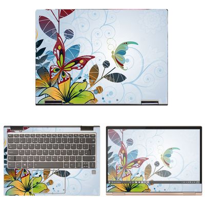 Decalrus - Protective Decal Floral Skin Sticker for Lenovo Yoga 730 13 (13.3" Screen) case Cover wrap LEyoga730_13-170