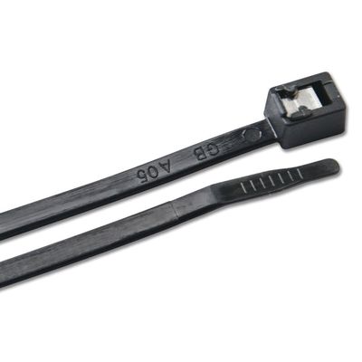 Ancor 199336 Cable Tie, Self-Cutting, 4", Black, 50pc