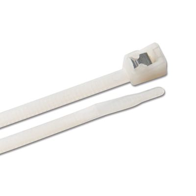Ancor 199339 Cable Tie, Self-Cutting, 6", Natural, 50pc