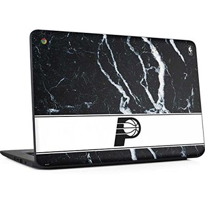 Skinit Decal Laptop Skin Compatible with Chromebook 14 G5 - Officially Licensed NBA Indiana Pacers Marble Design
