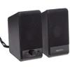 Amazon Basics USB-Powered Computer Speakers for Desktop or Laptop PC with Volume Control, Plug-N-Play, Black view 1