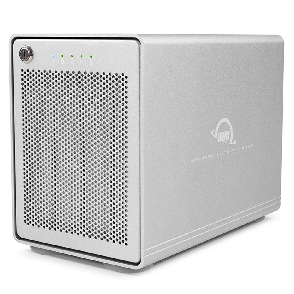OWC Mercury Elite Pro Quad 32TB Four-Bay USB RAID Storage Solution with SoftRAID Premium
