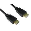 Express One 77HD4-311H HDMI Cable High Speed with Ethernet V2.0 Full HD 4K 3D, Black/Gold view 1