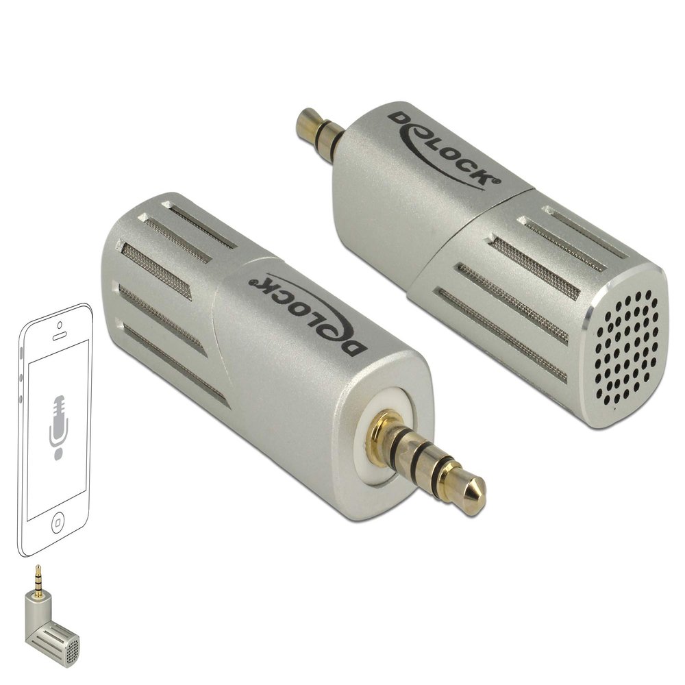 DeLOCK STEAM SMARTPHONE-TABLET PLATA JACK 3.5 MM Y 4 PINES MICROPHONE