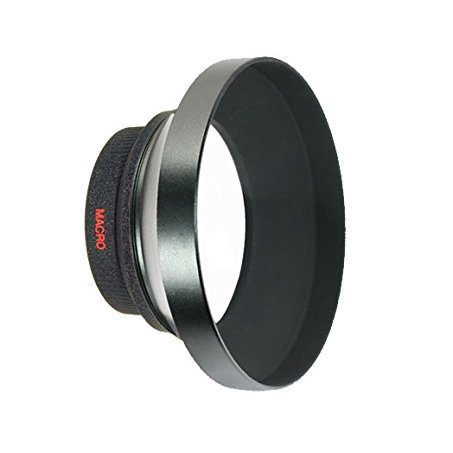 GC-PX100 HD (High Definition) 0.5X Wide Angle Lens for JVC Model + Circular Polarizing Filter + Micro Fiber Cleaning Cloth